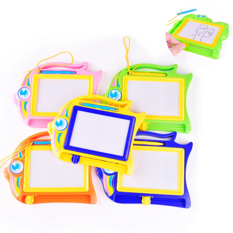 

Kids Painting Magnetic Drawing Board Set Writing Doodle Stencil Learning Education Toys For Children