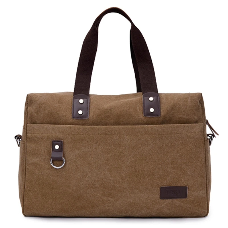 FLYONE High Quality Duffel Bags Casual Travel Duffle Bags Canvas Shoulder Bag For Daily Usein
