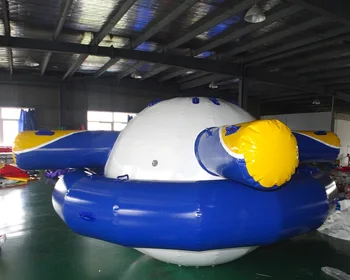 

Professional Design High quality inflatable Seesaw water game equipment Plato PVC tarpaulin Inflatable Saturn Rocker