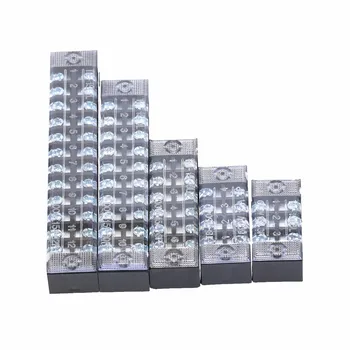 Bornier de distribution à vis double rangée 4 6 8 10 12 positions 15A