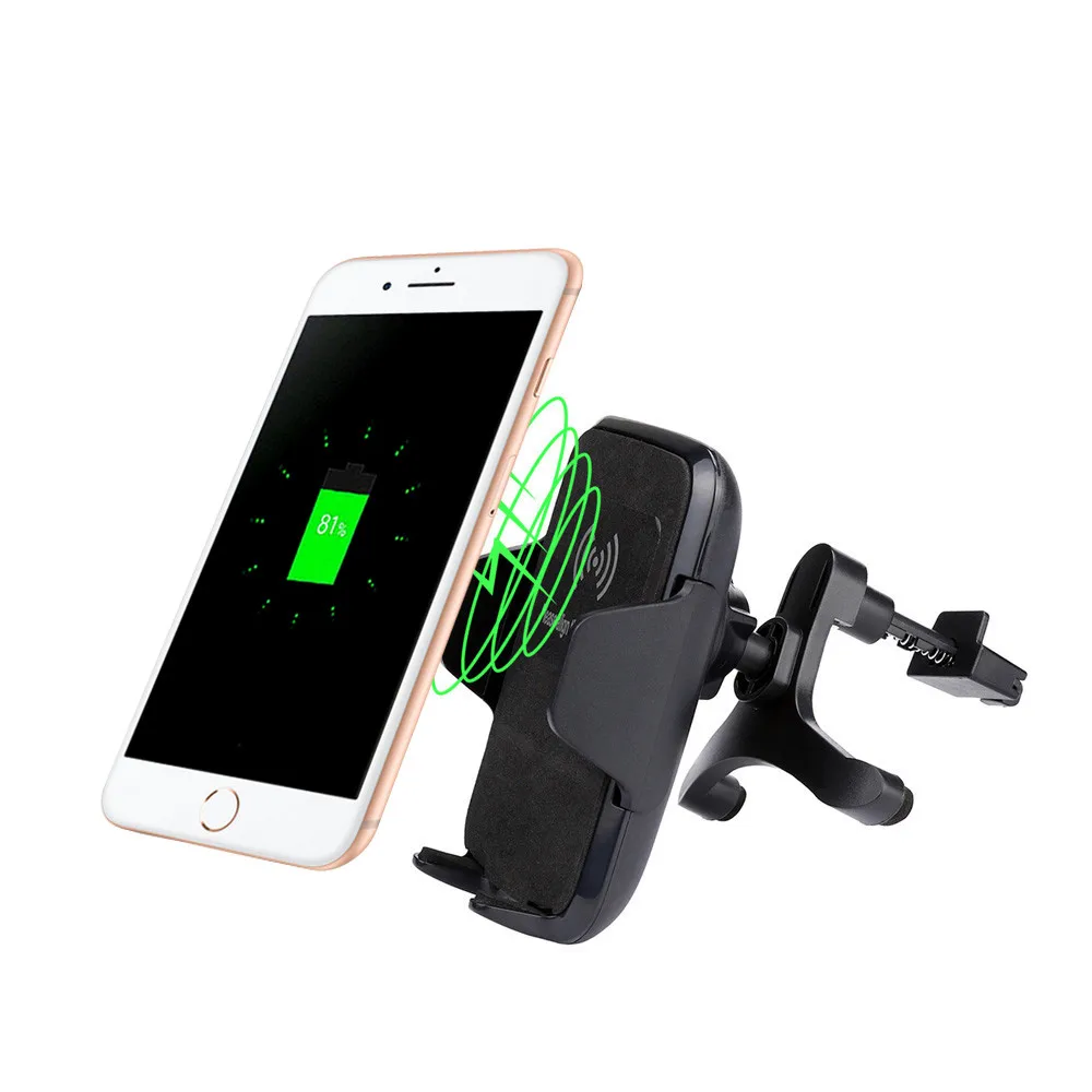 

Wireless Car Charger Holder Air Vent Mount Car Phone Holder Portable Fast Charging Bracket Stand For Iphone Samsung Smartphone