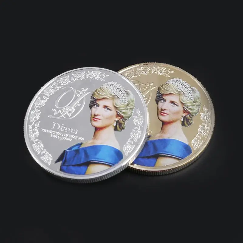 Diana Commemorative Coin Copper Collection Gift Souvenior Memory With Alloy Zinc 