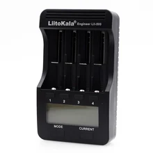 100% Liitokala Lii-500 LCD dispositivo 3.7 V 18650 26650 18500 baterias de lítio cilíndricas, 1.2 V AA AAA carregador de bateria de NiMH