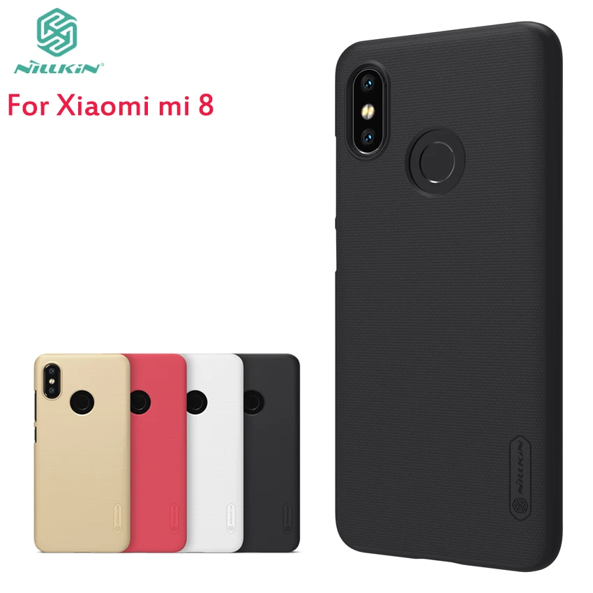 

For Xiaomi mi 8 Case NILLKIN Pc Hard Case For Xiaomi mi 8 Fitted Cases Super Frosted Shield For Xiaomi mi8 Cover