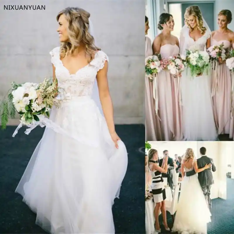 Bohemian Hippie Style Wedding Dresses 2020 Cheap Plus Size Beach