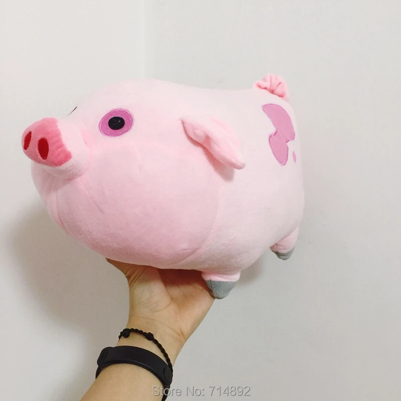 Гравити Фолз плюшевые куклы аниме ковыляет pet Розовый поросенок Косплей игрушка Большой размер 34*23 см Высокое качество подушку бесплатная