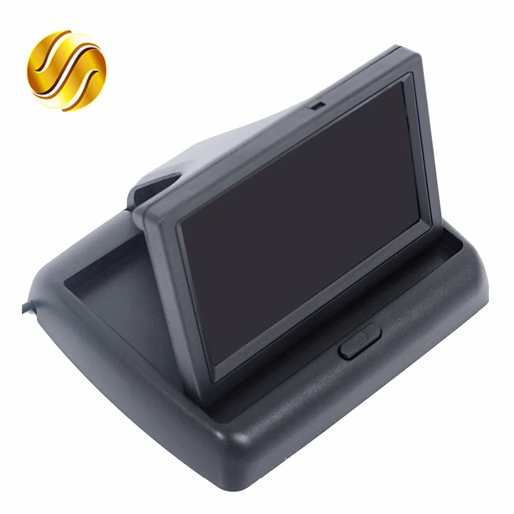 imágenes para Coche Monitor de 4.3 "Color TFT LCD de Pantalla para Cámara de Visión Trasera Plegable 4.3 Pulgadas HD de Pantalla Para El Coche Marcha Atrás imágenes para Coche Monitor de 4.3 "Color TFT LCD de Pantalla para Cámara de Visión Trasera Plegable 4.3 Pulgadas HD de Pantalla Para El Coche Marcha Atrás