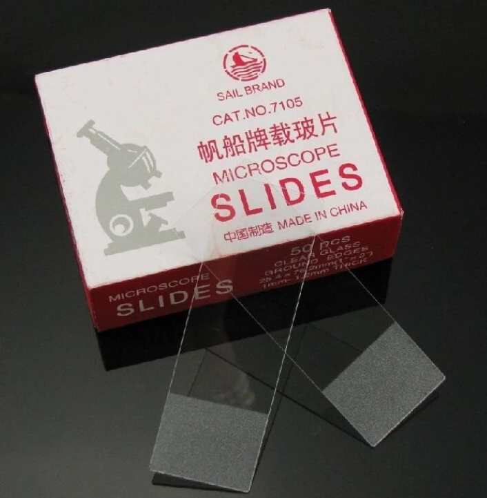 Buy 50pcs Blank Microscope Glass Slides with Frosted