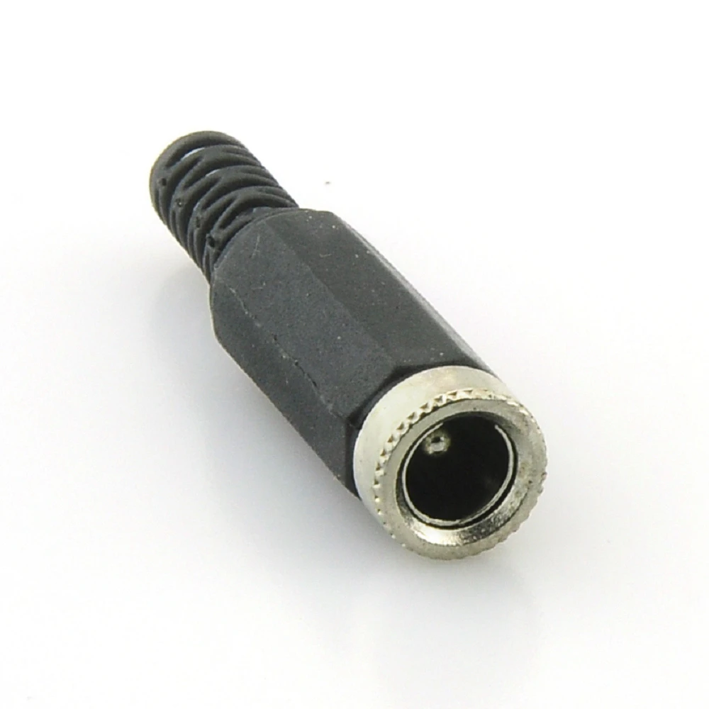

DC Power Female Plug 5.5x2.1mm DC Power Cable Connect Socket black Coupler