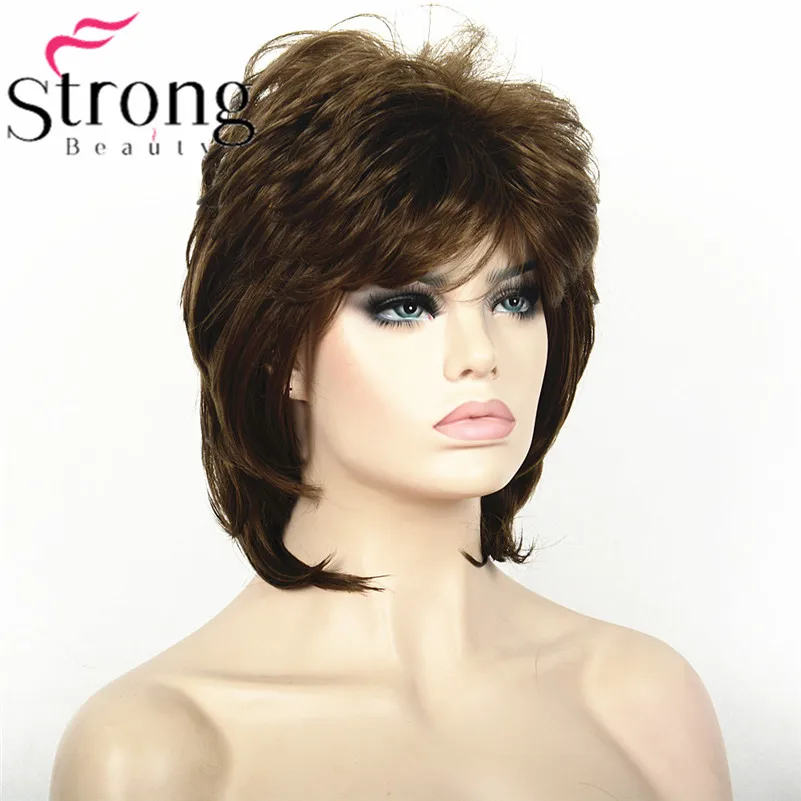 L-1943A #10 Medium ash brown short wig (3)