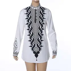 Мужская африканская стиль Дашики Этническая белая рубашка хиппи ярусный женский свитер Племенной пуловер Дашики Свадебная рубашка плюс