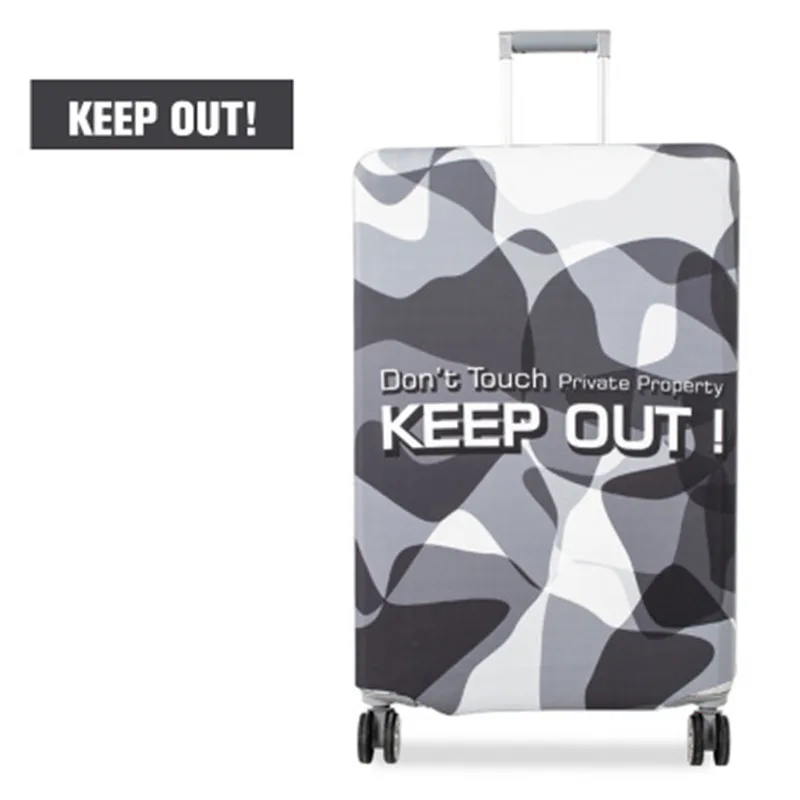 New elastic box set luggage cover protective cover suitcase trolley case protective cover thick dustproof good identification New elastic box set luggage cover protective cover suitcase trolley case protective cover thick dustproof good identification