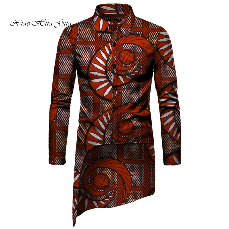 Африканская мужская одежда мужские топы с принтом африканская одежда Bazin Riche Африканский дизайн одежда Повседневная 100% хлопок Мужская s топ