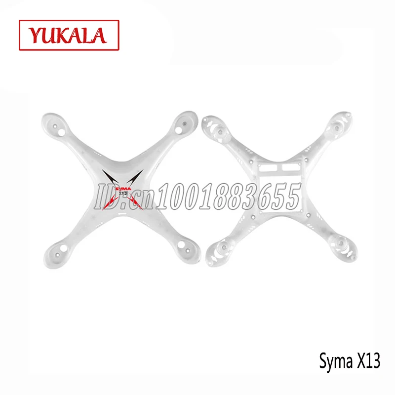 

3 Color Free shipping Syma X13 RC helicopter main body car shell 2.4G 4CH RC plane toy part White red black
