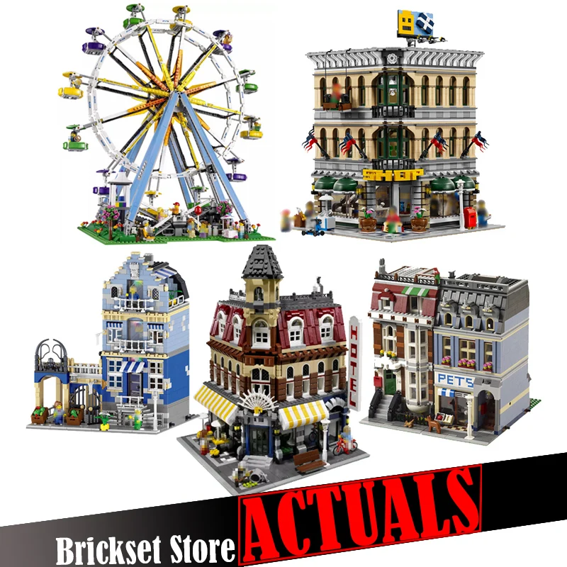 

LELE Toy Creators Architecture City Building Blocks Bricks Kids Toys For Children Gifts Compatible 10247 10211 10182 10190 10218