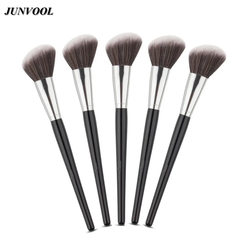 5pcs/lot Oblique Head Nylon Makeup Brushes Face Cheek Contour Cosmetic
