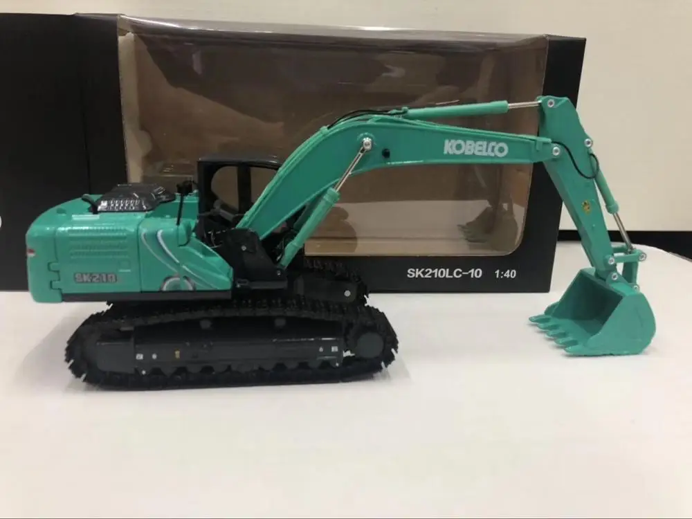 Kobelco SK210LC-10 экскаватор металлические гусеницы открытая дверь 1:40 литье под давлением Инженерная модель автомобиля Модель в коробке