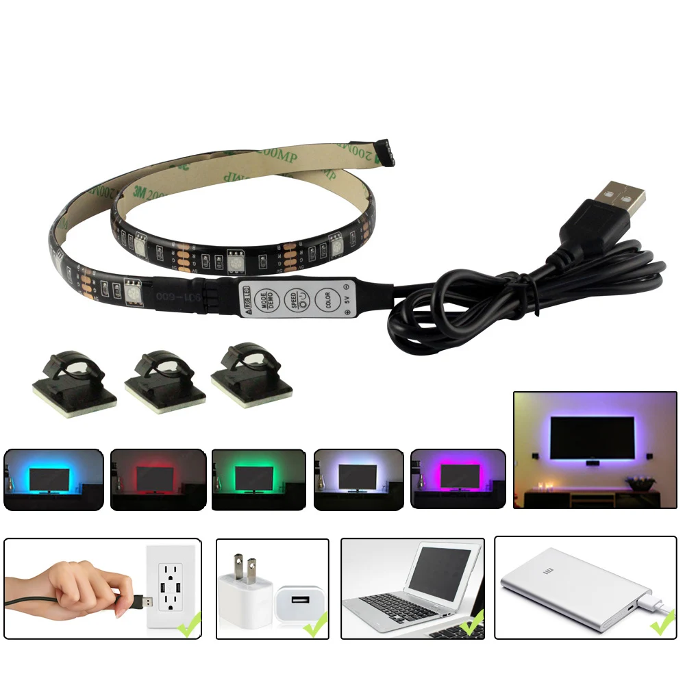 5V-USB-LED-Strip-Light-TV