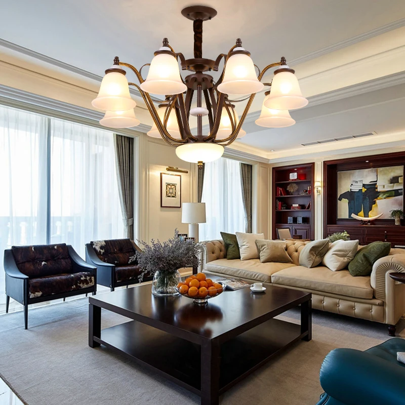 

Modern Chandelier Indoor Lighting Fixtures Hanging Lamp for Living Room Bedroom Home Decoration Lights Design Luxury Iron Design