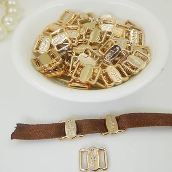 

9/11mm,40pcs uv plated rose gold no fade ribbon buckles bow acessories Invitation Ribbon Slider Headband Hair Clip DIY