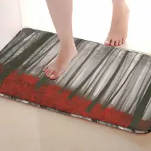 Лесной стиль Коврики для улицы, смешной Противоскользящий коврик для ванной, дверные коврики, дверные коврики под входную дверь