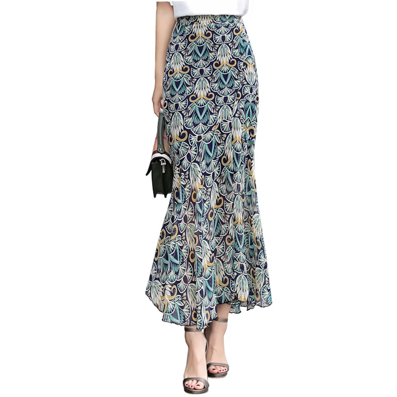double split maxi skirt plus size