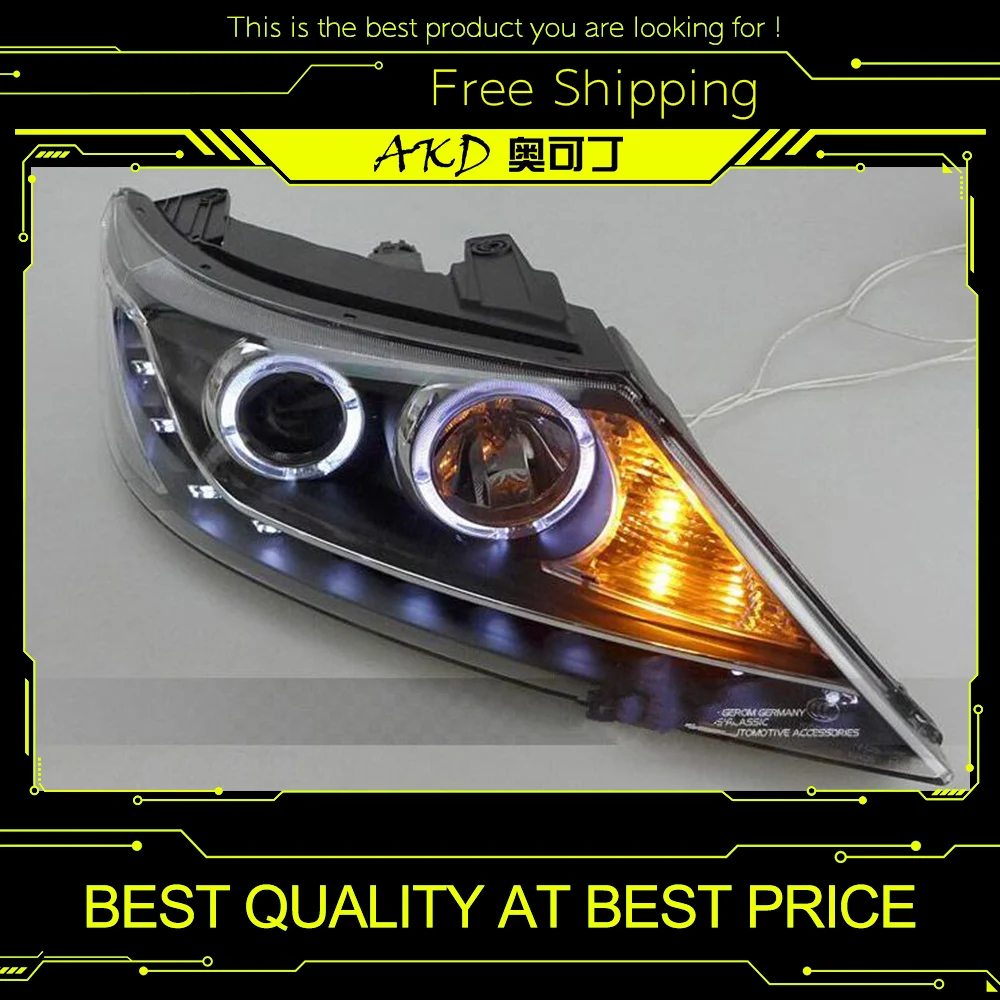 

AKD Car Styling for Kia Sorento Headlights 2011-2013 Sorento LED Headlight LED DRL Bi Xenon Lens High Low Beam Parking