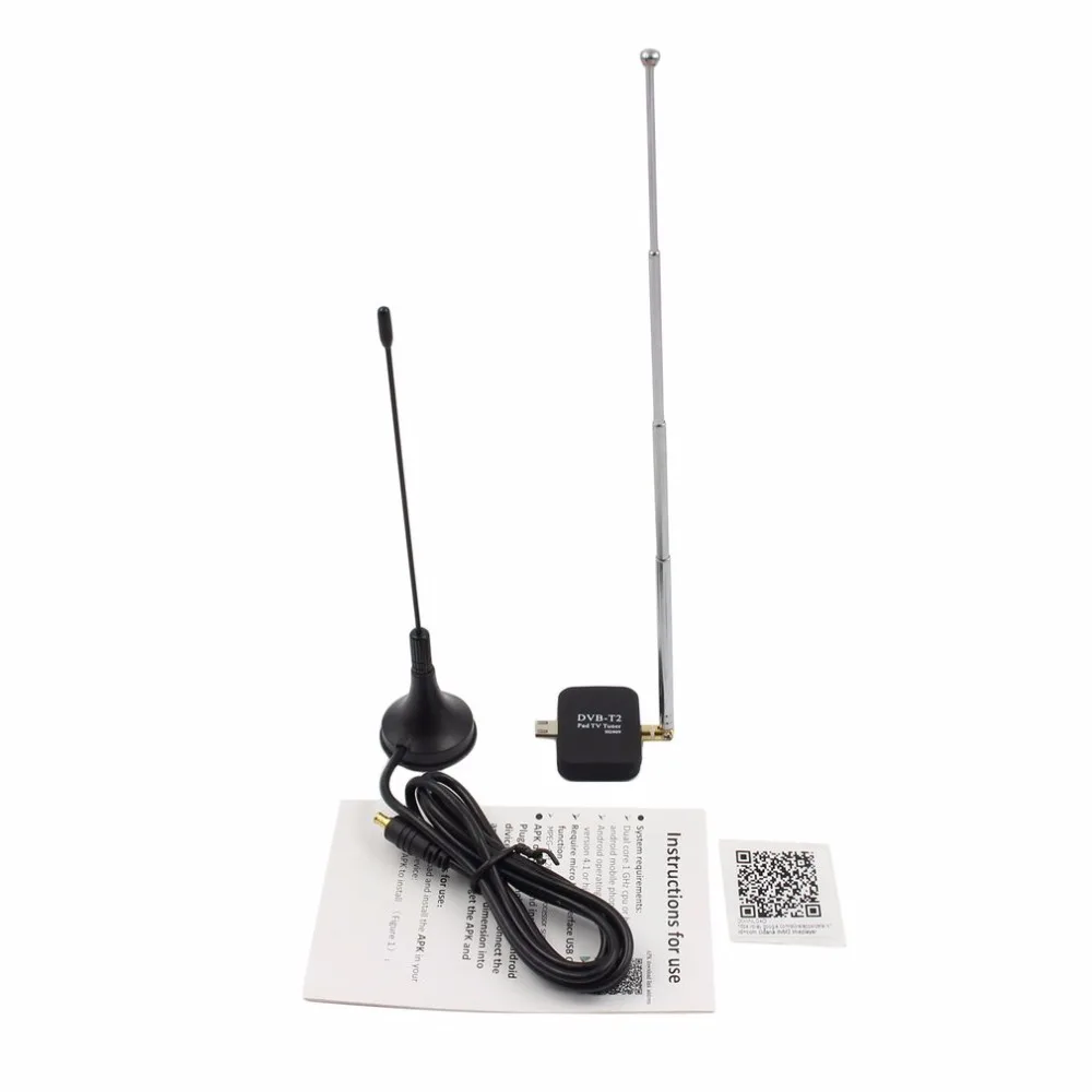 

HD Digital TV Receiver USB DVB-T2 TV Stick for Android Phone Pad DTV Satellite Receiver Micro USB Watch TV DVB-T2 Signal HD809