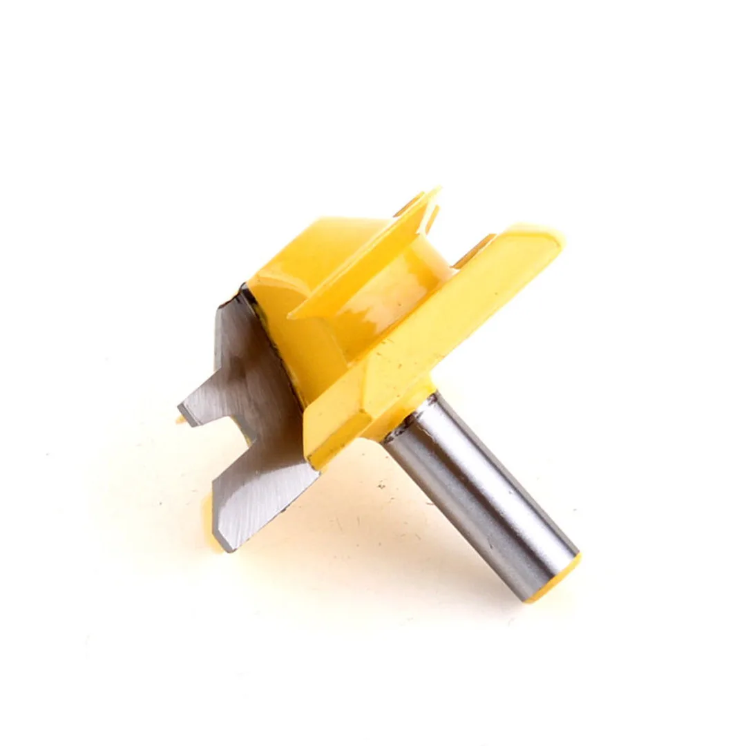 DWZ 1PC 8mm Shank 45 Degree Medium Lock Miter Router Bit 3/4