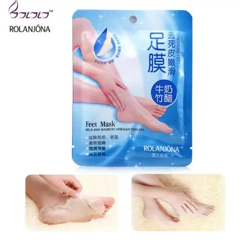 

High Quality 14pc sosu foot Mask socks for pedicure exfoliator socks for feet peeling Noske Feet Mask Health Care Skin Feet Care