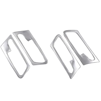 

08-13 For BMW X5 E70 2008 2009 2010 2011 2012 2013 Stainless Steel Interior Inside Door Bowl Decoration Cover Trim 4pcs