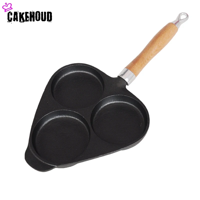 CAKEHOUD чугунный горшок для завтрака мини яйцо клецки углубление антипригарное