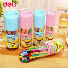 Для кулинарно-деликатесной продукции 12/18/24/36 воды цветной художественный Маркер Набор ручек для школьные принадлежности для рисования канцелярские принадлежности чернила на водной основе подарок маркеры