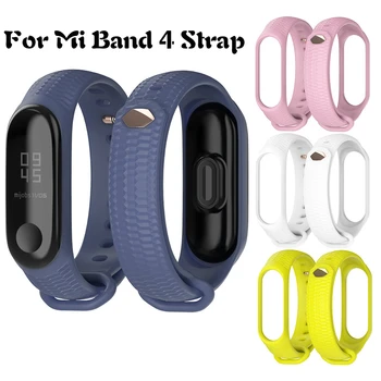 

Mi Band 4 Strap Bracelet Wrist Strap Watch Mi Band4 Accessories Smart Bracelet Sport Silicone Strap for Xiaomi Mi Band 4