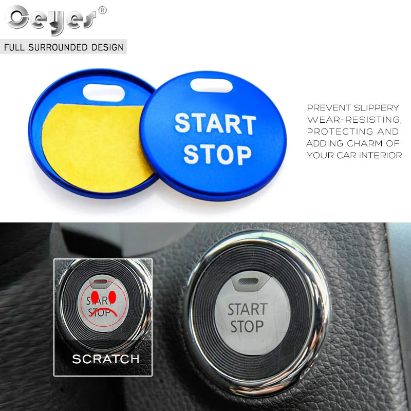 Car Start Engine Button Key Ring for NISSAN (28)