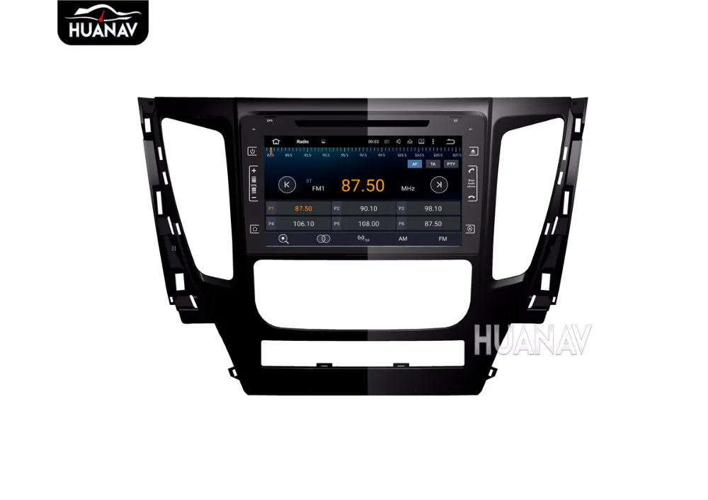 Excellent Quad Core Touch Screen Car DVD GPS Navigation Head Unit Android7.1 Car DVD player GPS navigation for MITSUBISHI PAJERO 2016 2017 4