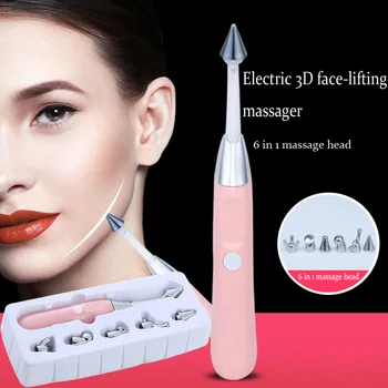 

New 6 in 1electronic instrument beauty face skin care machine slimming massage device massager