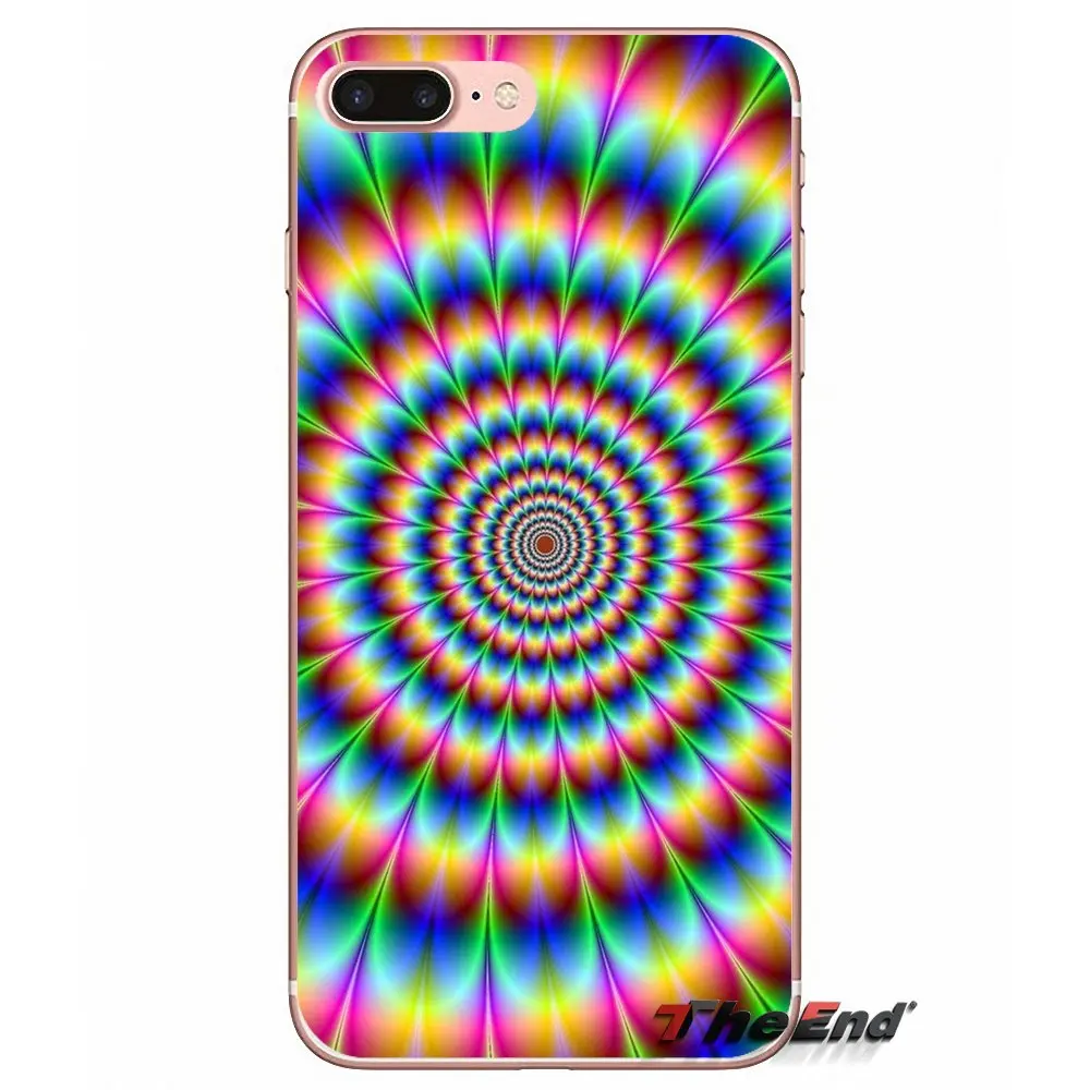 Загипнотизировать 3D обои ТПУ силиконовый чехол для samsung Galaxy S2 S3 S4 S5 мини S6 S7 край S8