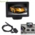 De alta Calidad de 4.3 Pulgadas Del Coche TFT LCD Monitor Del Espejo + Opinión Posterior del Revés de Copia de seguridad CMOS de La Cámara