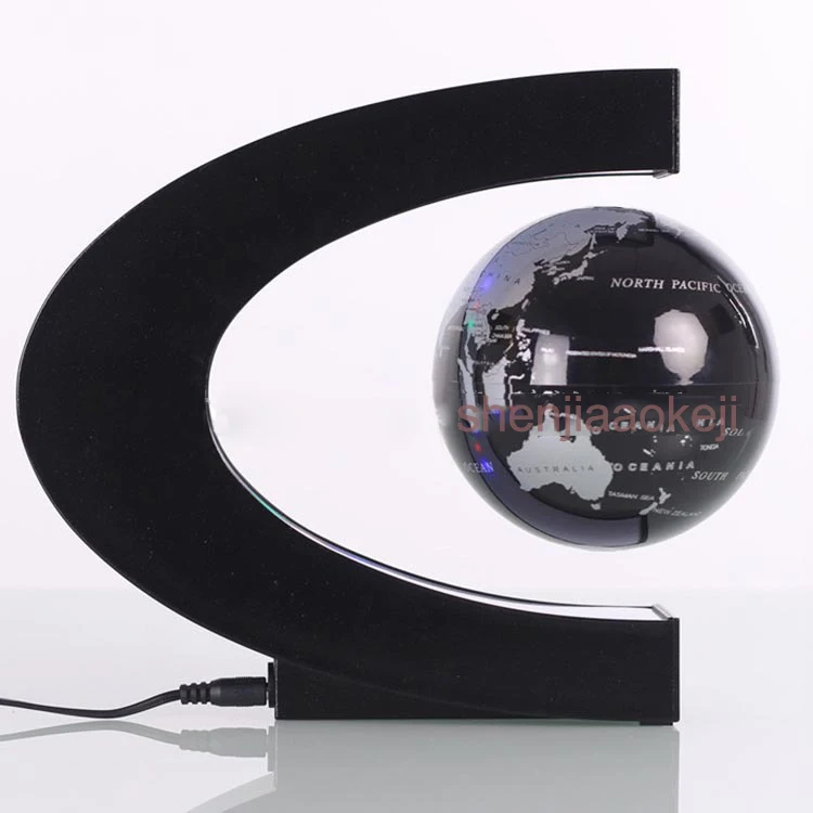 Magnetic Floating Globe World Map teaching resources home Office Desk Decoration School supplies Magnetic levitation globe 1pc