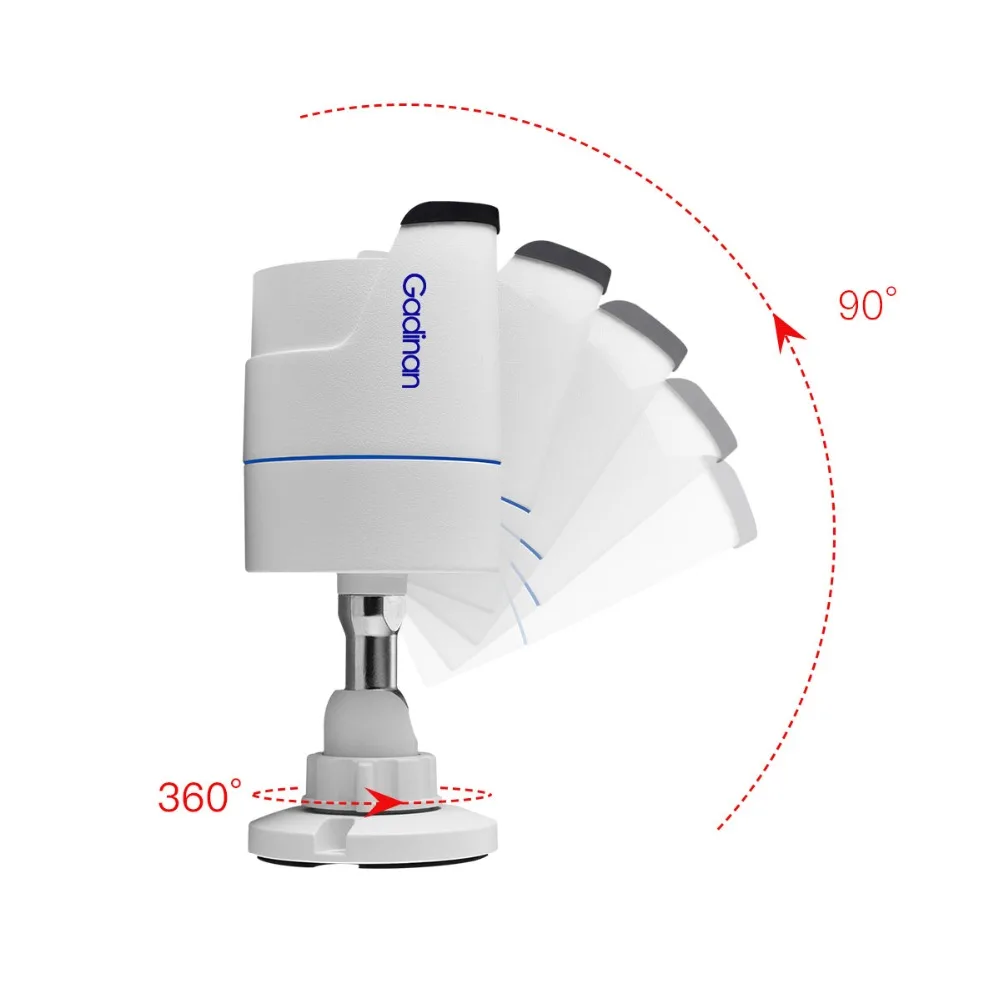Ceny GADINAN 5MP IMX335 3MP 2MP IP kamera typu bullet nadzór wideo kamera sieciowa wykrywanie ruchu CCTV XMeye DC 12V lub 48V PoE Optinal