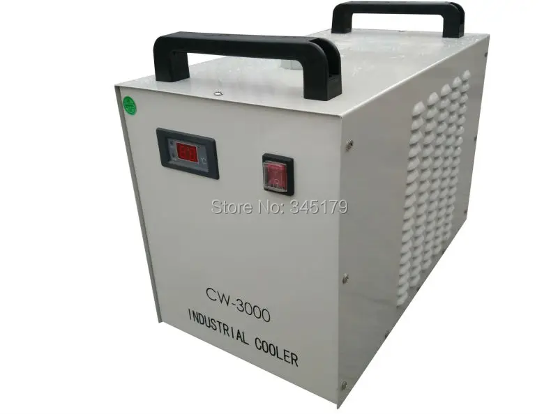 

CW3000 Water Chiller For Co2 Laser Engrave Machine .For CNC Spindle For Laser tube 60w 80w 100w . 220v Voltage