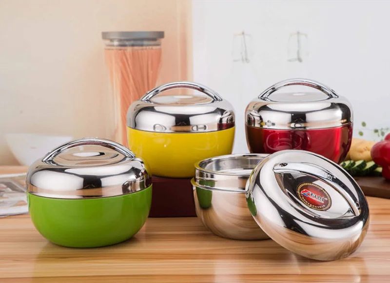 304 Stainless Steel Portable Thermos Insulated Lunch Bento Boxs Japanese Style Travel Kids Food Containers China Dinner Set21