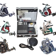 Перманентный макияж пистолет набор 6 машин профессиональный пирсинг наборы тату оборудование Китай