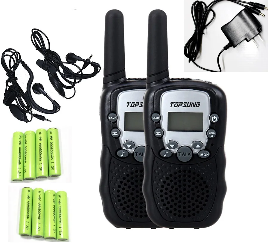 2pcs FRS/GMRS 462 467mhz Walkie Talkies Pair T388 Portable 2 way radio