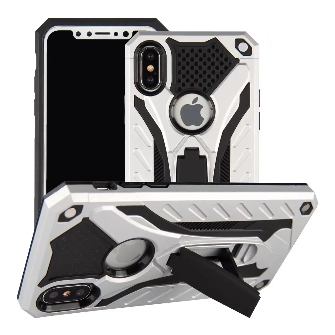 

Hybrid Hard Case for Iphone 8 7 6s 6 5s Se Samsung Galaxy S7 Edge S8 Plus Note 8 Case Kickstand Cover Armor Series Man Cases New