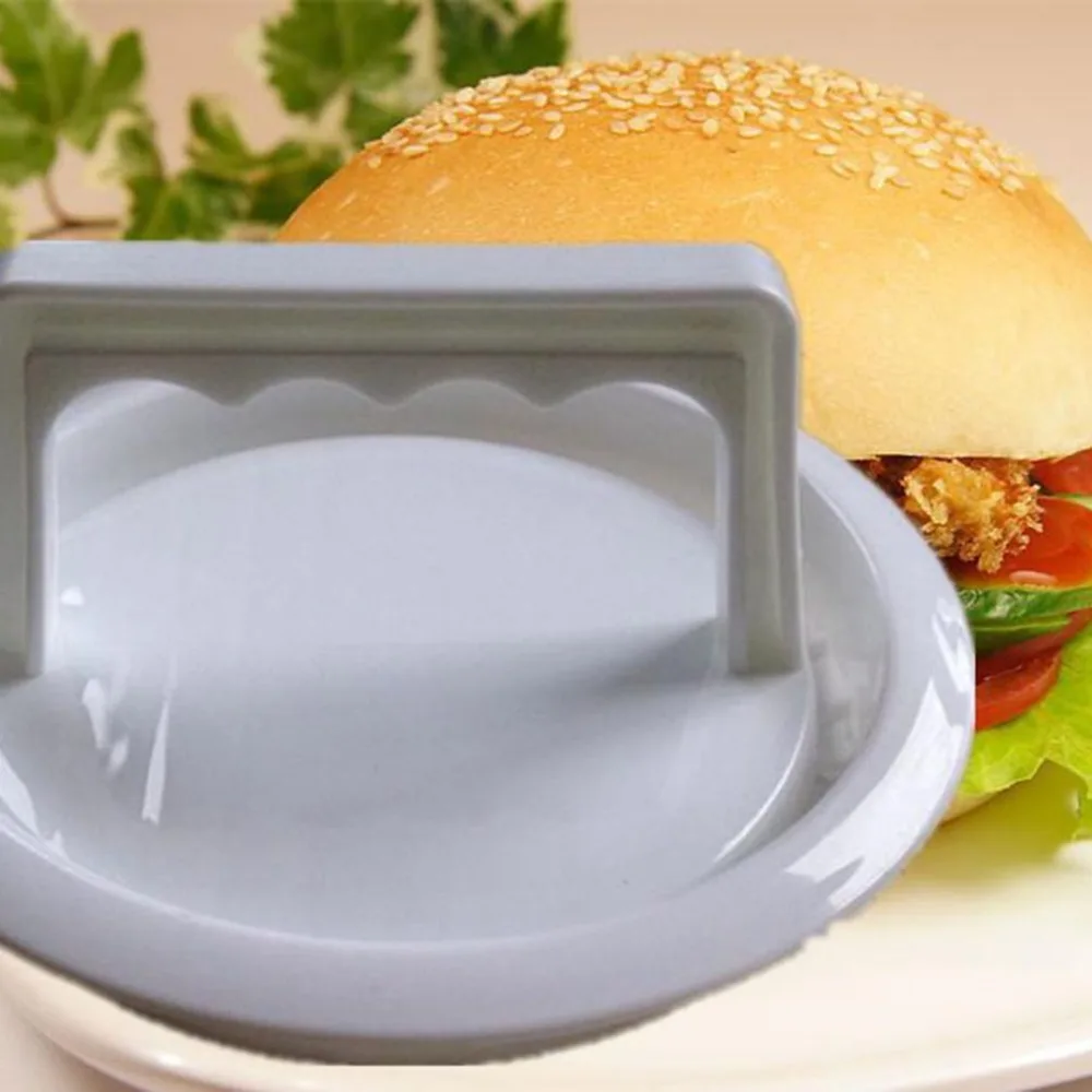 Пресс-инструмент для мяса для гамбургеров Многофункциональный кухонный инструмент для приготовления пищи круглой формы пищевой PP DIY для бургеров из мяса