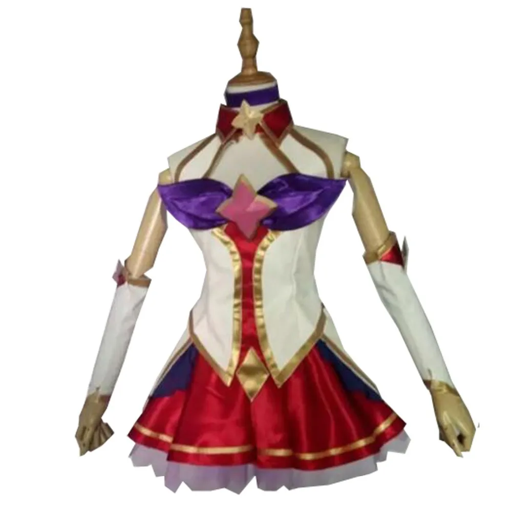 

2017 Brand New Arrival Game LOL Cospaly Costumes Star Guardian Magica Nine-Tailed Fox Ahri Cosplay Costume Top Skirt Full Set