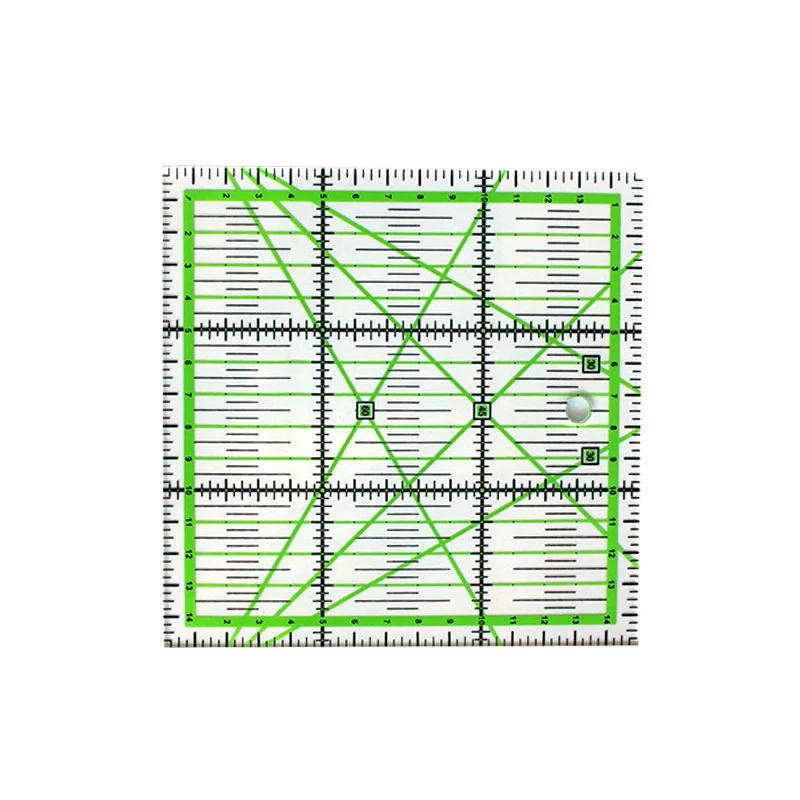 1 шт. пластиковая прозрачная швейная Лоскутная линейка инструменты для шитья сетки линейки для резки узоров портные линейки DIY для шитья Крафт масштабная линейка