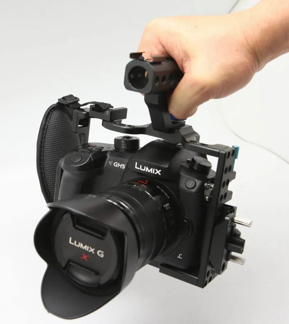 Camera Rig Gh5 Video NEW GH5 Camera Video Cage With Top Handle For
